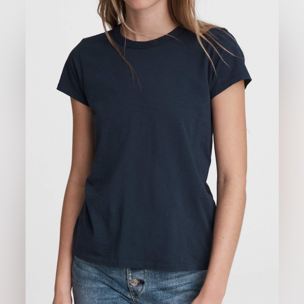 rag & bone Dark Blue Short Sleeve Tee Size XS